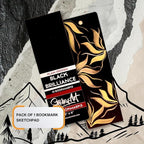 300GSM Deep Black Bookmark Sketchpads, Suitable for Acrylics & Mixed Media for Professional Artists (Pack of 2)