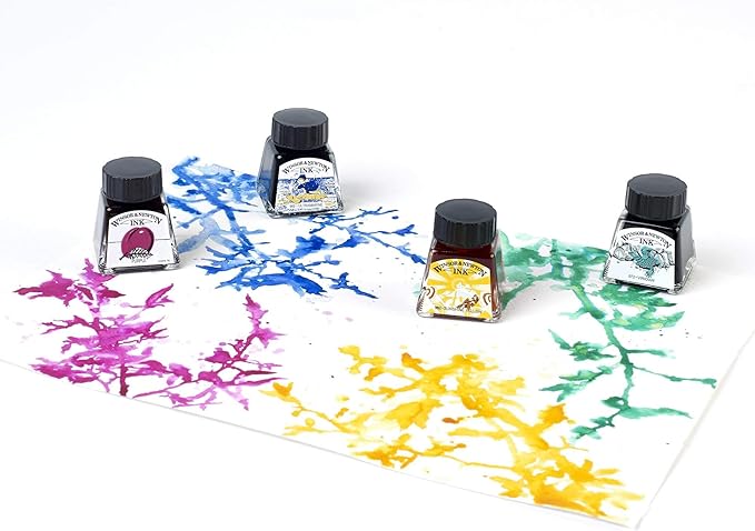 Winsor & Newton, Gold Drawing Ink, 14ml Bottle