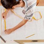 Tracing Paper Roll 36 Inches x 30 Yards, Large Trace Paper White Pattern Paper Tracing Paper for Drawing, Sewing, Sketch
