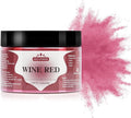 Mica Powder - 100g Mica Powder for Epoxy Resin - Metallic Color Pigment for Resin, Soap, Bath Bombs, Eye Shadow, Nails, DIY Crafting Projects etc. (Wine Red)