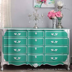 Dixie Belle Paint Company Chalk Finish Furniture Paint - Mermaid Tail (4oz) - Matte Aqua Green Chic Chalk Mineral DIY Furniture Paint