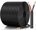 12 Gauge Wire, 12 AWG 2 Conductor Electrical Wire, Flexible/Oxygen-Free Tinned Copper/Stranded PVC 12/2 Cord for Automotive, Marine, LED Strips, Solar, RV, Lighting (200FT)