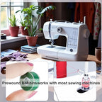 103 Pcs 36 Color Sewing Machine Thread & Prewound Bobbins Size A, 700 Yard Thread for Sewing Machine, Sewing Threads for Sewing Machine Hand DIY Beginners, Stitching, Home