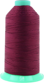 Mandala Crafts Bonded Nylon Thread Burgundy Heavy Duty Sewing Threads - 800 YDs Size 277 840D T270 Tex 270 Thread for Leather Jeans Weaving Outdoor Marine Upholstery Threads