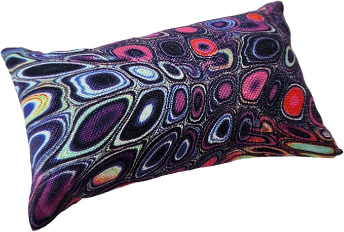 Emery Pincushion for Sewing - Filled with Abrasive Emery Sand - Handmade in USA (2"x3", Reflection)