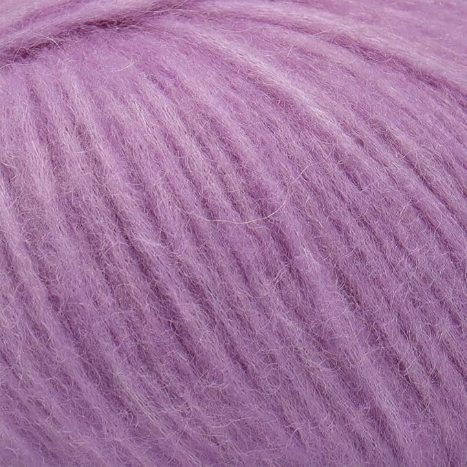 Pullu - Baby Alpaca Merino Wool Yarn Set of 3 Skeins (150 Grams) Worsted Weight - Sourced Directly from Peru - Heavenly Soft and Perfect for Knitting and Crocheting (Lavender Fields)