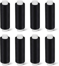 Bupete 8 Rolls Black Thread for Sewing, 200 Yards Each Roll Sewing Thread, Polyester Threads for Sewing Machine Embroidery Hand Stitching