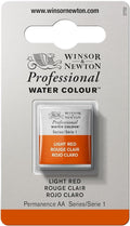 Winsor & Newton Professional Water Colour Paint, Half Pan, Light Red