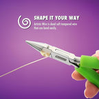 Artistic Wire, 26 Gauge Silver Plated Tarnish Resistant Colored Copper Craft Wire, Silver Blue, 30 yd