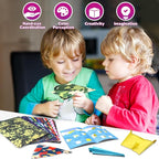 Pigipigi Kids Craft Origami Paper Kit for Kids Ages 5-8 8-12, with Guiding Book, 70 Sheets DIY Art and Crafts Supplies, Colorful Folding Papers Set Projects Gifts Activity for Boy Girl Toys(Plane)