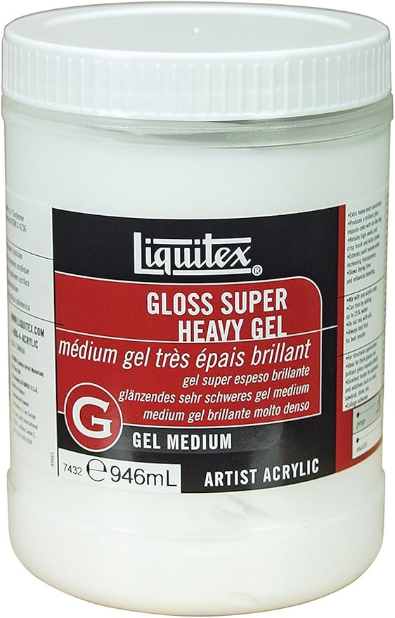 Liquitex Professional Gloss Super Heavy Gel Medium, 946ml (32-oz)