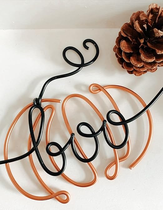 Wire Craft Kit for Adults, Teens Halloween DIY Wire Art Crafts Set for Home Gatherings, Birthday Party Group, Holiday Parties, Women Birthday, Mother's Day Gifts, Handmade Home Decor (Halloween)