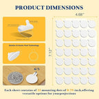 Double Sided Adhesive Dots– 280pcs Easy to Peel Sticky Dot,Clear Removable Mounting Putty Removable for Crafts, Posters, Balloons, and DIY Projects