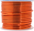 Mandala Crafts 12 Gauge Anodized Aluminum Craft Wire for Jewelry Making - 60 FT Colored Flexible Burnt Orange Wire - Bendable for Bonsai Armature Crafting Sculpting