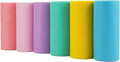 MEEDEE Pastel Tulle Ribbon 6 Rolls Tulle Fabric Spool Ribbon, 6 inch by 25 Yards/Spool, Perfect for Tutus DIY Wedding Table Skirt Rainbow Party Decorations Gift Wrapping