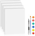 LuckyFoam White 4 Pack 15x12x1 inch Foam Sheets 1 Inch Thick Polystyrene Rectangles XPS Foam Board Craft for Insulating DIY Modeling Art Supplies