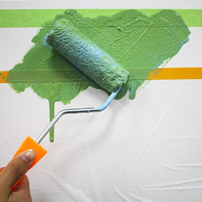 20 Pieces Paint Roller Cover, 6 inch Microfiber Roller Covers, Washable Covers for Roller Frame, House Painting Supplies, Naps for Paint Roller Brush for Painting Walls Ceilings