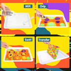 Water Marbling Paint for Kids - Arts and Crafts for Girls & Boys Crafts Kits Ideal Gifts for Kids Age 6-8 8-12
