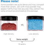 Rolio Mica Powder Pearlescent Color Pigment - 12 Jars for Resin Epoxy, Soap Making, Nail Polish, Lip Gloss, Eye Shadow, Bath Bomb, Slime & Candle - 10g Each (Autumn Hues)