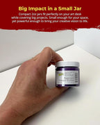 The Crafter's Workshop Stencil Butter - Jewels Acrylic Paint Set - Boutique Metallic Texture Paste for Art, Canvas, Journals, & Cards - 4 x 2oz Jars