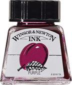 Winsor & Newton Drawing Ink, 14ml Bottle, Purple