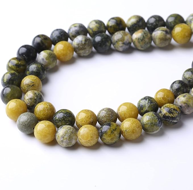 90PCS 4MM Australian Jade Natural Gemstone Round Stone Beads for Jewelry Making DIY Energy Stone Healing Power Bracelet 15"