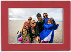 Poster Palooza 8.5x11 Mat Bevel Cut for 7x9 Photos - Acid Free Deep Red Precut Matboard - For Pictures, Photos, Framing - 4-ply Thickness