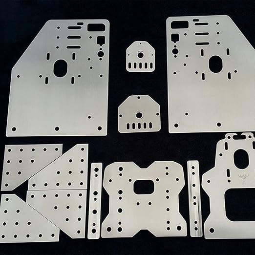 6061 T651 Aluminum Sheet Metal 15 x 15 x 1/8 (0.125") Inch Thickness Rectangle Metal Plate Covered with Protective Film, 3mm Aluminum Sheet Plate Flat Stock, Finely Polished and Deburred