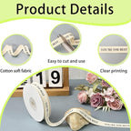 Cotton Herringbone Ribbon - Natural Twill Tape for Custom Gift Wrapping & DIY Crafts-5/8 Inch x 15 Yards - You're The Best Printed Phrase