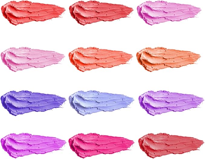 qianshan Soft Oil Pastels Set of 12 Colors,Non Toxic,Soft Texture Vibrant and Creamy Oil Crayons Pastels Art Supplies For Professional Artists Beginners Drawing.Purple&Red