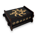 Dice Box - BLACK - 6x4x3 Also holds jewelry and great for desks and desk top items (Blood Hunter)