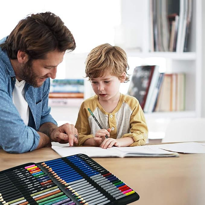 H & B 72PCS Drawing Supplies Sketching Set,Art Kit include Drawing & Colored Pencils for Adults Artists Kids.Pro Art Sketch Supplies with Sketchpad,Watercolor & Metallic Pencils