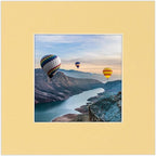 8x10 Mat Bevel Cut for 5.5x8.5 Photos - Acid Free Marzipan Beige Precut Matboard - For Pictures, Photos, Framing - 4-ply Thickness