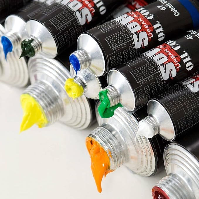 Soho Urban Artist Oil Paint - Flesh, 50 ml Tube - Best Valued Oil Colors for Painting, Excellent Pigment Load