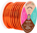 Mandala Crafts 10 Gauge Anodized Aluminum Craft Wire for Jewelry Making - 32 FT Colored Flexible Burnt Orange Wire - Bendable for Bonsai Armature Crafting Sculpting