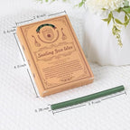 Olive Green Sealing Wax Sticks, WASOHLING 20Pcs Glue Gun Wax Seal Sticks for Wax Seal Stamp, Green Wax Seals for Wedding Invitation Envelope Letter Seals, Craft Adhesive (Mini Size)