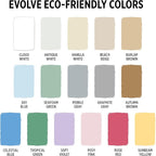 EVOLVE Paint & Primer: Environment-friendly, Low Sheen with One-coat Coverage for Interior & Exterior surfaces (Autumn Brown, 5-Gallon)