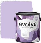 EVOLVE Paint & Primer: Environment-friendly, Low Sheen with One-coat Coverage for Interior & Exterior surfaces (Soft Violet, 1-Gallon)