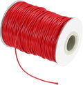 MECCANIXITY Waxed Cord 1.5mm Waxed Thread 87 Yard Wax String Leather Cord for Bracelet Making, Necklaces, Beading, Jewelry Making and DIY Crafts(Red)