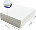 12 Pack Foam Core Board, ZJCEASER 12 x 16 White Poster Board, 3/16" Thickness Sign Board Craft Foam Sheet for Signboards, School Projects, University Displays, College Events, Arts & Crafts, Framing