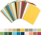 Golden State Art, 5x7 Matboard Mat Board Blanks - Assortment Color Uncut Mats for DIY Projects, Presentation Boards, Art Crafts (20 Pack)