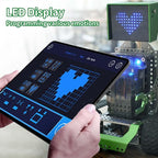 Robobloq Qoopers 6 in 1 Programming Robot Building Kit with Remote Control, LED Martrix, Ultrasonic Sensor etc. for Scratch Arduino Python Learning, Coding Toy for Kids