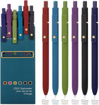 Ddaowanx Colorful Gel Pens, 0.5mm Fine Point Retractable, Cute Pens with Colored Writing and Sketching, Nursing School Essentials,School Supplies, Gifts for Nurse (24Pcs-Vintage Colors)