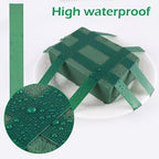 GLAMFIELDS Floral Tape Green, Flower Wrap Adhesive Waterproof Tape for Bouquets 0.26" (60 Yd/180 Ft) - 1 Roll/Green