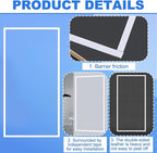 24 Pack Abrasive Blasting Cabinet Lens Cover - Clear Polyester Film Sandblast Cabinet Inner Len Protector Adhesive Standard Sand Blast Film for Abrasive Window Blasting Cabinet Replacement 23'' x 11''