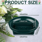 Karenhi 12 Pcs Floral Supplies Green Bowls for Flower Arrangements Large Size 6.3 Inch Floral Foam Bowls for Arrangements Holiday Wedding Fresh Flower Decoration Supplies (Foam Not Include)