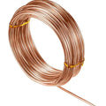 TecUnite Aluminum Craft Wire for Sculpting Armature Bendable Craft Wire for DIY Jewelry Making(Copper, 10 M X 1 mm, 1 Roll)