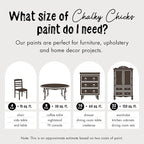 Chalky Chicks All-in-One Chalk Paint for Furniture or Cabinet - 4 Fl Oz - Matte Finish Alaskan Brown Bear for Metal, Wood Furniture Paint - No Sanding All-in-One for Home Decor & Crafts, USA Made