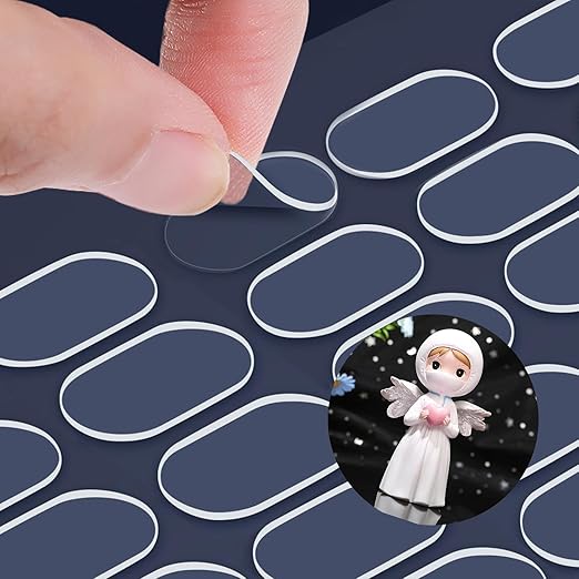 Adhesive Stick dots Two-Sided Sided Mounting Putty Stick Tack for Wall Hanging Crafts Balloons Festival Party Decorations,Clean Removable(0.39"*0.78"-900)