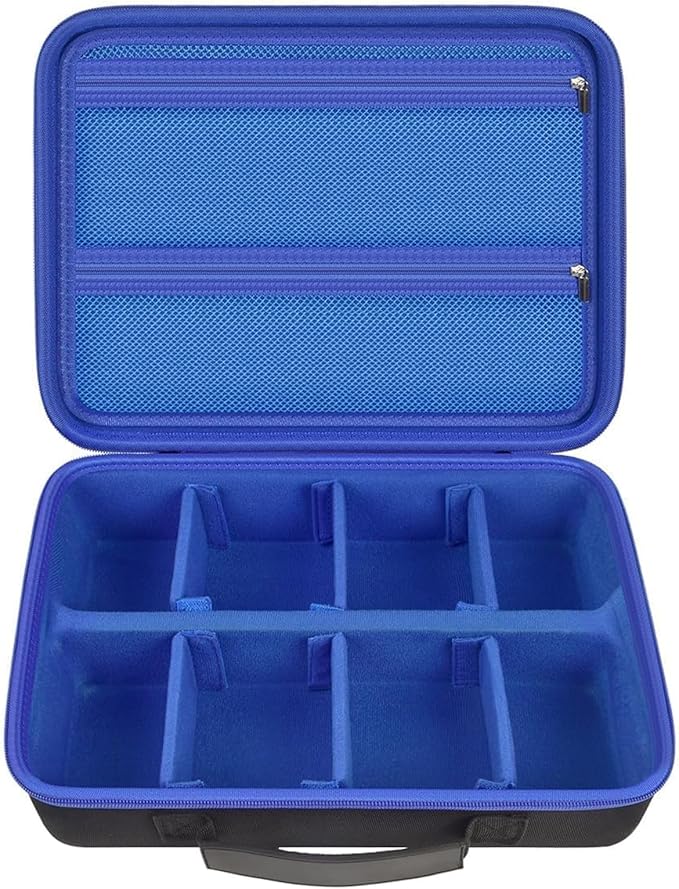 ALLPRIMO Trading Card Case Storage Box for 2700+ Cards. Deck Boxes Travel Organizer Holder Compatible with TCG/for Topps Baseball Sports/for C.A.H/for UNO/for MTG/for Yu-Gi-Oh Games -Blue